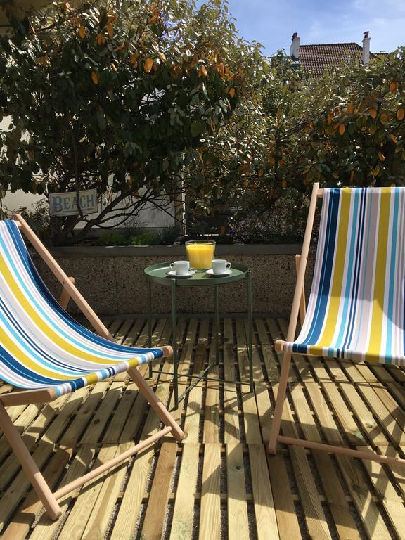 Ferienwohnung Le Wim'Heureux Terrasse Wimereux Exterior foto